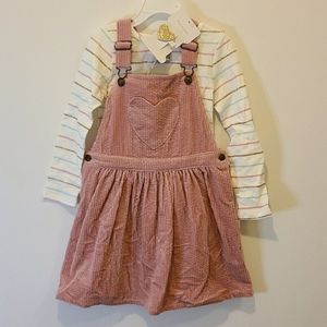 3 piece overall skirt set